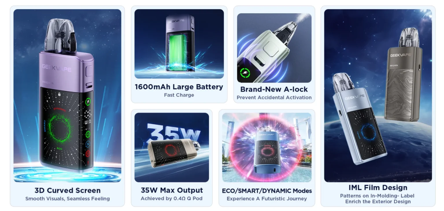 Geekvape DigiQ Vista Pod Kit 3ml 1600mAh