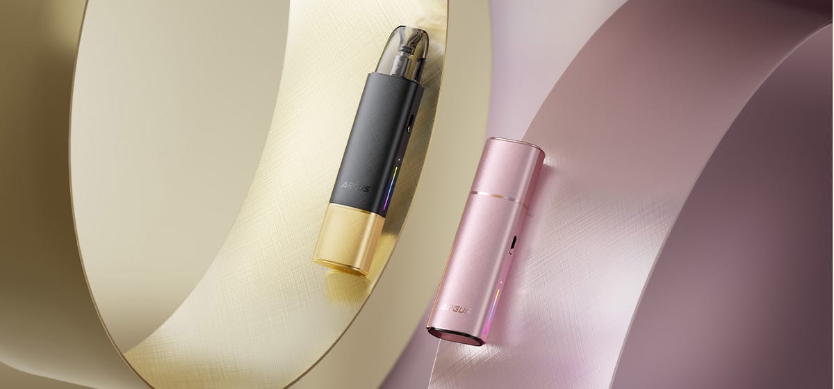 Voopoo Argus Klyc Banner | Vaporstation.gr VooPoo Argus Klyc banner με επίδειξη δύο συσκευών
