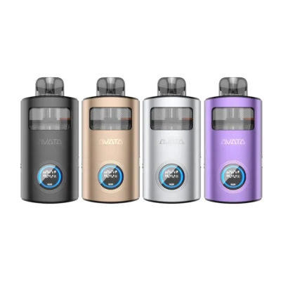 To Aspire Avata Pod Kit είναι διαθέσιμο σε 4 χρώματα Black Brown Purple και Silver