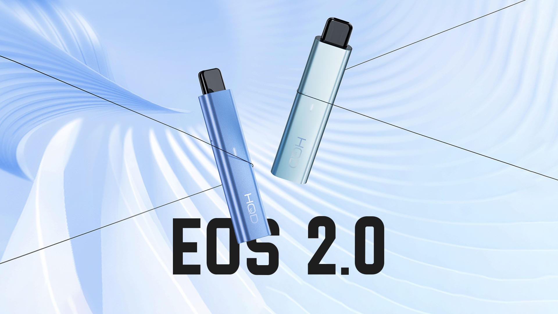 Οπτική απεικόνιση της συσκευής HQD EOS 20 σε δύο χρώματα