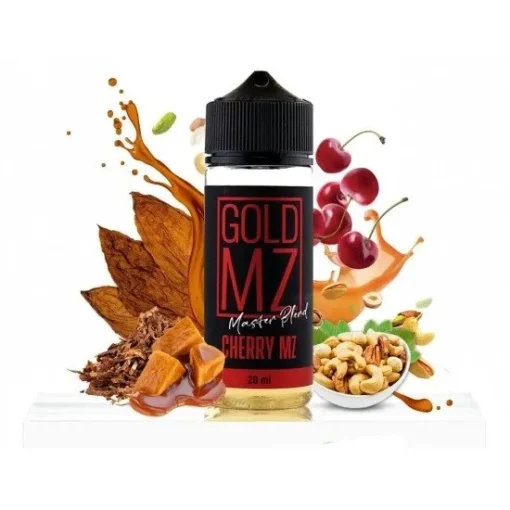 Φωτογραφία μπουκαλιού 120ml του Cherry από τη σειρά Gold MZ της Infamous