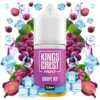 Οπτική απεικόνιση της συσκευασίας του Kings Crest Fruits Grape Ice 30ml