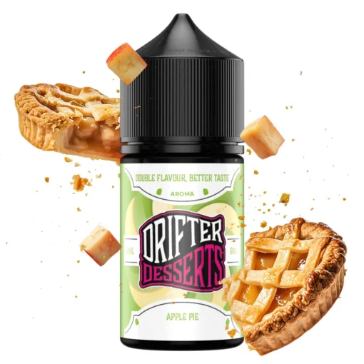 Drifter-desserts-apple-pie-6ml-0mg-1-vaporstation | Vaporstation.gr Οπτική απεικόνιση της συσκευασίας του Apple Pie της Drifter 30ml