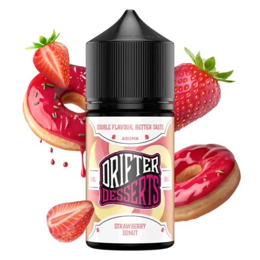 Οπτική απεικόνιση του Drifter Strawberry Donut σε μπουκάλι 30ml