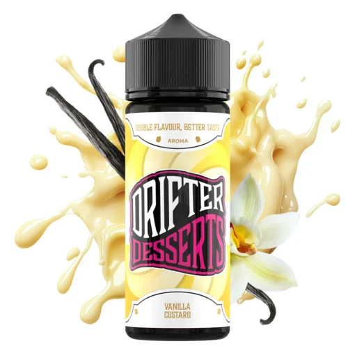 Οπτική απεικόνιση του Drifter Vanilla Custard σε μπουκάλι 120ml
