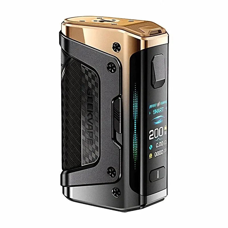 Geekvape-aegis-legend-5-box-mod-racing-gold-vaporstation | Vaporstation.gr Οπτική απεικόνιση του Geekvape Aegis Legend 5 Mod σε χρώμα gold racing