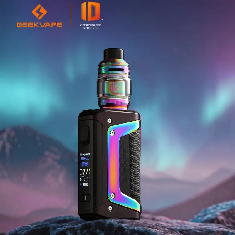 Geekvape-aegis-legend-5-kit-product-image-vaporstation | Vaporstation.gr Οπτική απεικόνιση του Geekvape Aegis Legend 5 KIT σε χρώμα rainbow