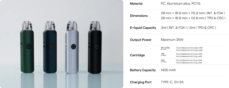 Uwell Caliburn G4 Classic Pod Kit 3ml 1400mAh