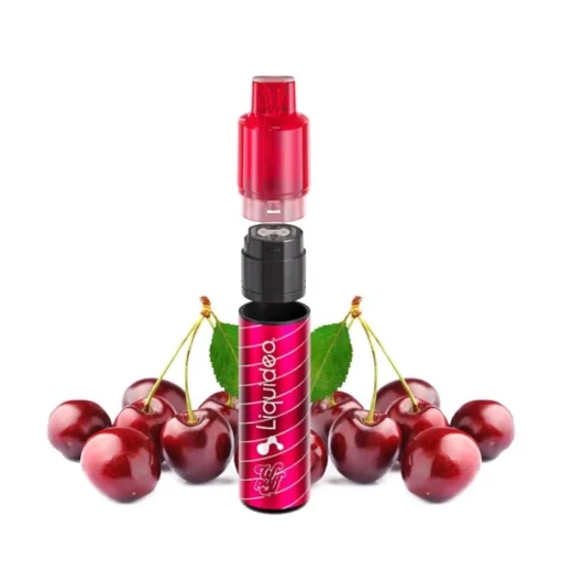 Οπτική απεικόνιση της προγεμισμένης συσκευής 15000puffs Liquideo Wpuff My Cherry Amour.