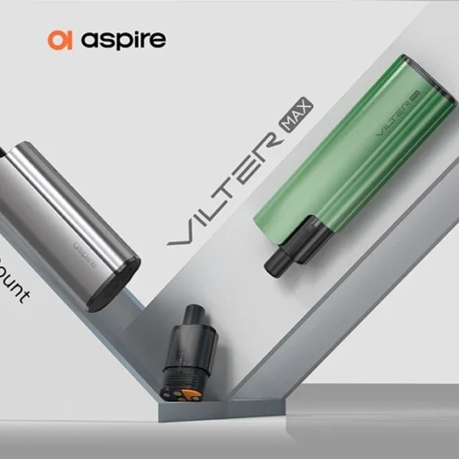 Οπτική απεικόνιση της συσκευής Pod Vilter Max της Aspire .