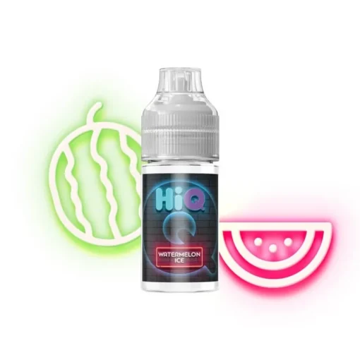 Οπτική απεικόνιση της συσκευασιάς HiQ Flavor Shot Watermelon Ice 30ml.