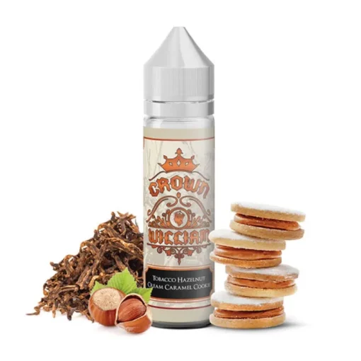 Crown-william-60ml-vaporstation | Vaporstation.gr Οπτική απεικόνιση της συσκευασίας William της Crown σε συσκευασία 60ml