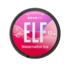 Οπτική απεικόνιση της συσκευασίας που περιέχει τα Elf Bar Nicotine Pouches Watermelon Ice