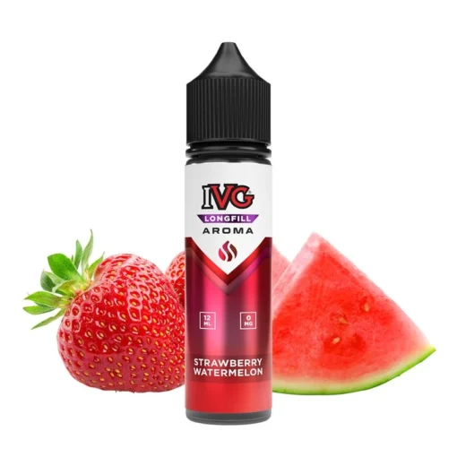 Οπτική απεικόνιση του IVG Strawberry Watermelon σε μπουκάλι 60ml.