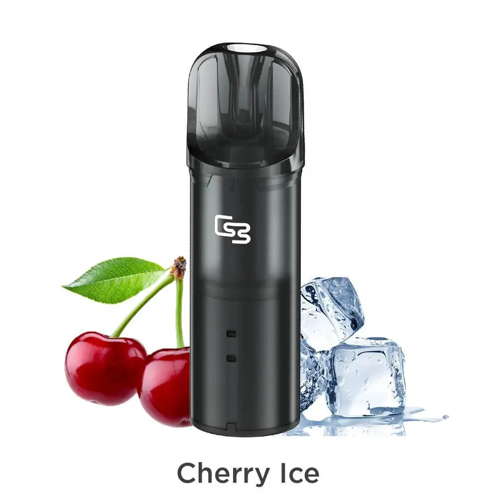 Geek-bar-elite-20mg-2ml-prefilled-dexameni-1tem-cherry-ice | Vaporstation.gr Οπτική απεικόνιση του προγεμισμένου pod για το Geek Bar Elite με γεύση Cherry Ice