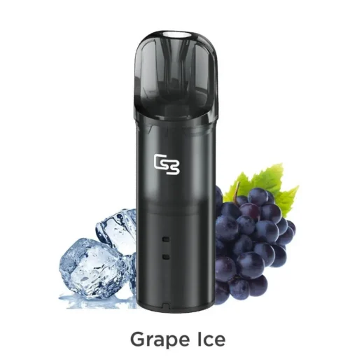 Οπτική απεικόνιση του προγεμισμένου pod για το Geek Bar Elite με γεύση Grape Ice