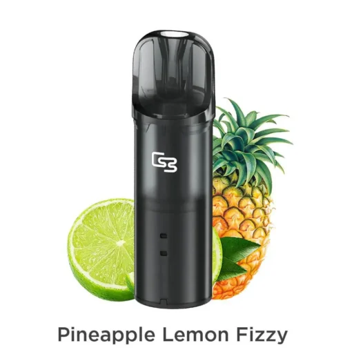 Οπτική απεικόνιση του προγεμισμένου pod για το Geek Bar Elite με γεύση Pineapple Lemon Fizzy