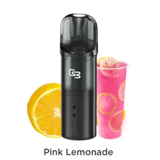 Οπτική απεικόνιση του προγεμισμένου pod για το Geek Bar Elite με γεύση Pink Lemonade