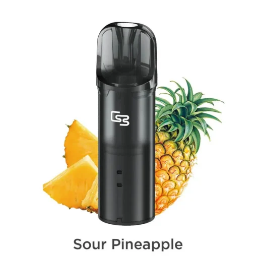 Οπτική απεικόνιση του προγεμισμένου pod για το Geek Bar Elite με γεύση Sour Pineapple