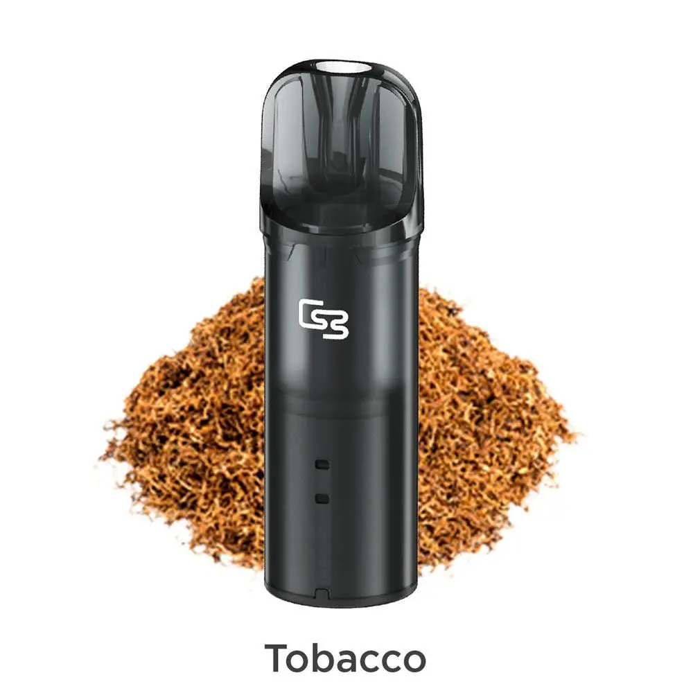 Geek-bar-elite-20mg-2ml-prefilled-dexameni-1tem-tobacco | Vaporstation.gr Οπτική απεικόνιση του προγεμισμένου pod για το Geek Bar Elite με γεύση Tobacco