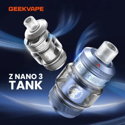 Οπτική απεικόνιση του ατμοποιητή Z Nano 3 της GeekVape σε 2 χρώματα