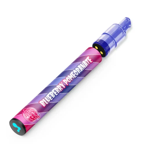 Οπτική απεικόνιση του Liquideo Wpuff Pod KIT 20 με γεύση μύρτιλο και ρόδι