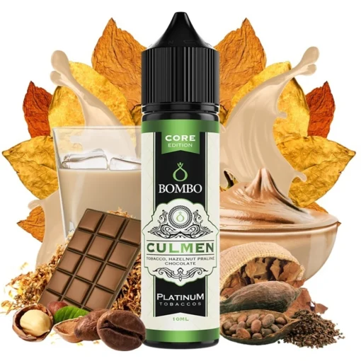 Οπτική απεικόνιση του Bombo Platinum Tobaccos Core Edition Culmen σε μπουκάλι 60ml.
