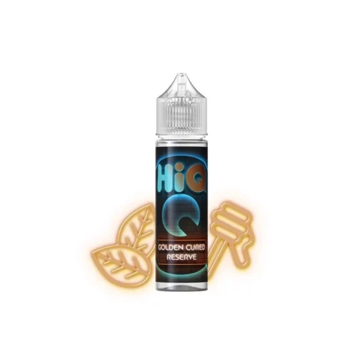Οπτική απεικόνιση του HiQ Golden Cured Reserve σε μπουκάλι 60ml