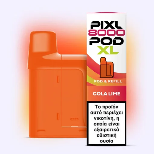 Οπτική απεικόνιση του PIXL 8000 Prefilled Pod Cola Lime
