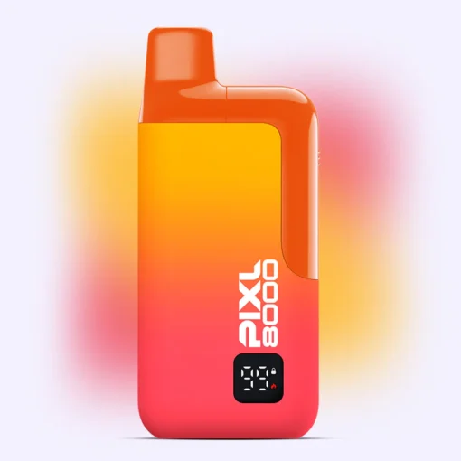Οπτική απεικόνιση του PIXL 8000 KIT Juicy Peach σαν συσκευή χρήσης με το ανάλογο χρωματισμό