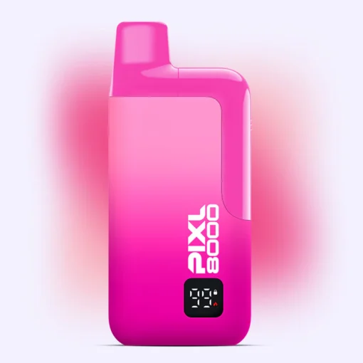 Οπτική απεικόνιση του PIXL 8000 KIT Pink Lemonade σαν συσκευή χρήσης με το ανάλογο χρωματισμό