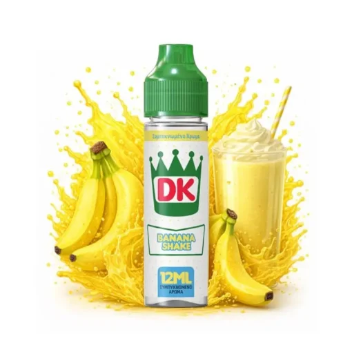 Οπτική απεικόνιση του DK Banana Shake σε μπουκάλι 60ml