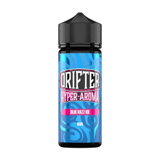 Οπτική απεικόνιση του Drifter Hyper Aroma Blue Razz Ice σε μπουκάλι 120ml