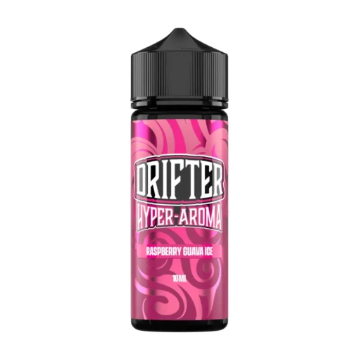 Οπτική απεικόνιση του Drifter Hyper Aroma Raspberry guava Ice σε μπουκάλι 120ml