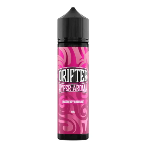 Οπτική απεικόνιση του Drifter Hyper Aroma Raspberry guava Ice σε μπουκάλι 60ml