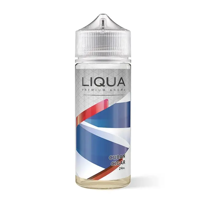 Liqua-cuban-cigar-bottle-flavor-24120ml | Vaporstation.gr Οπτική απεικόνιση του Liqua Cuban Cigar σε μπουκάλι 120ml