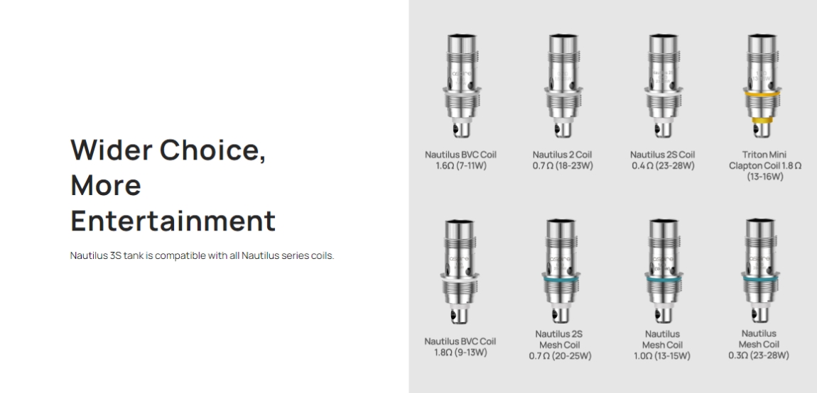 Nautilus 3s Tank 24mm 4ml by Aspire | vaporstation.gr