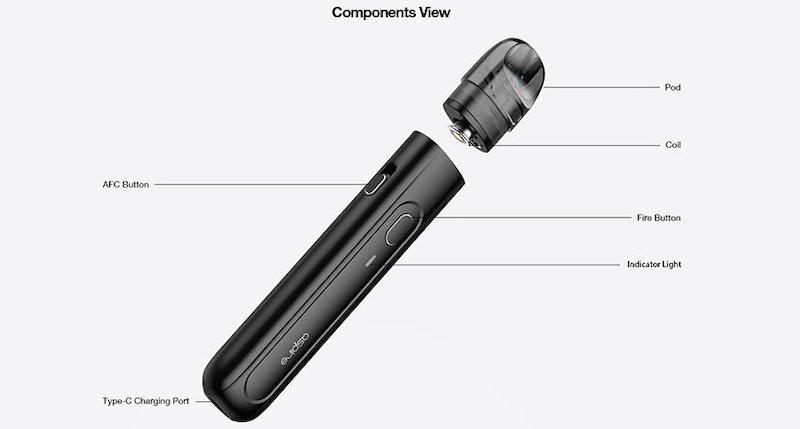 aspire flexus q pod 700mah parts