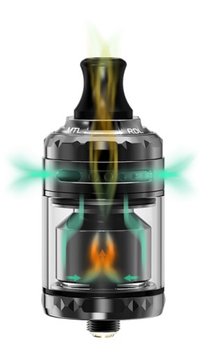 OXVA Arbiter Solo Top Airflow